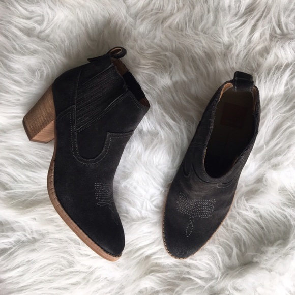 Dolce Vita Shoes - Dolce Vita Anthracite Jones Suede Bootie